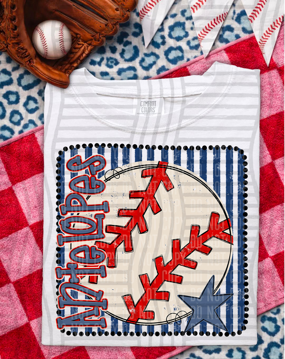 Baseball RWB Framed -  Custom + DROPDOWN - 300 DPI digital download