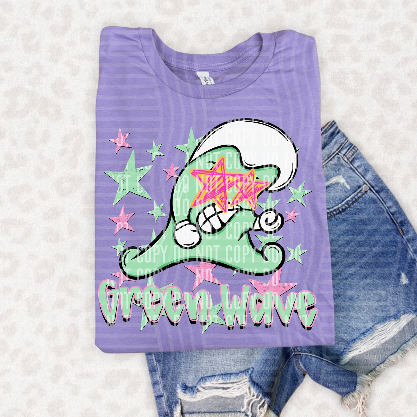 PREPPY STARRY EYED mascots pink/green -  Digital Download 300DPI PNG FILE