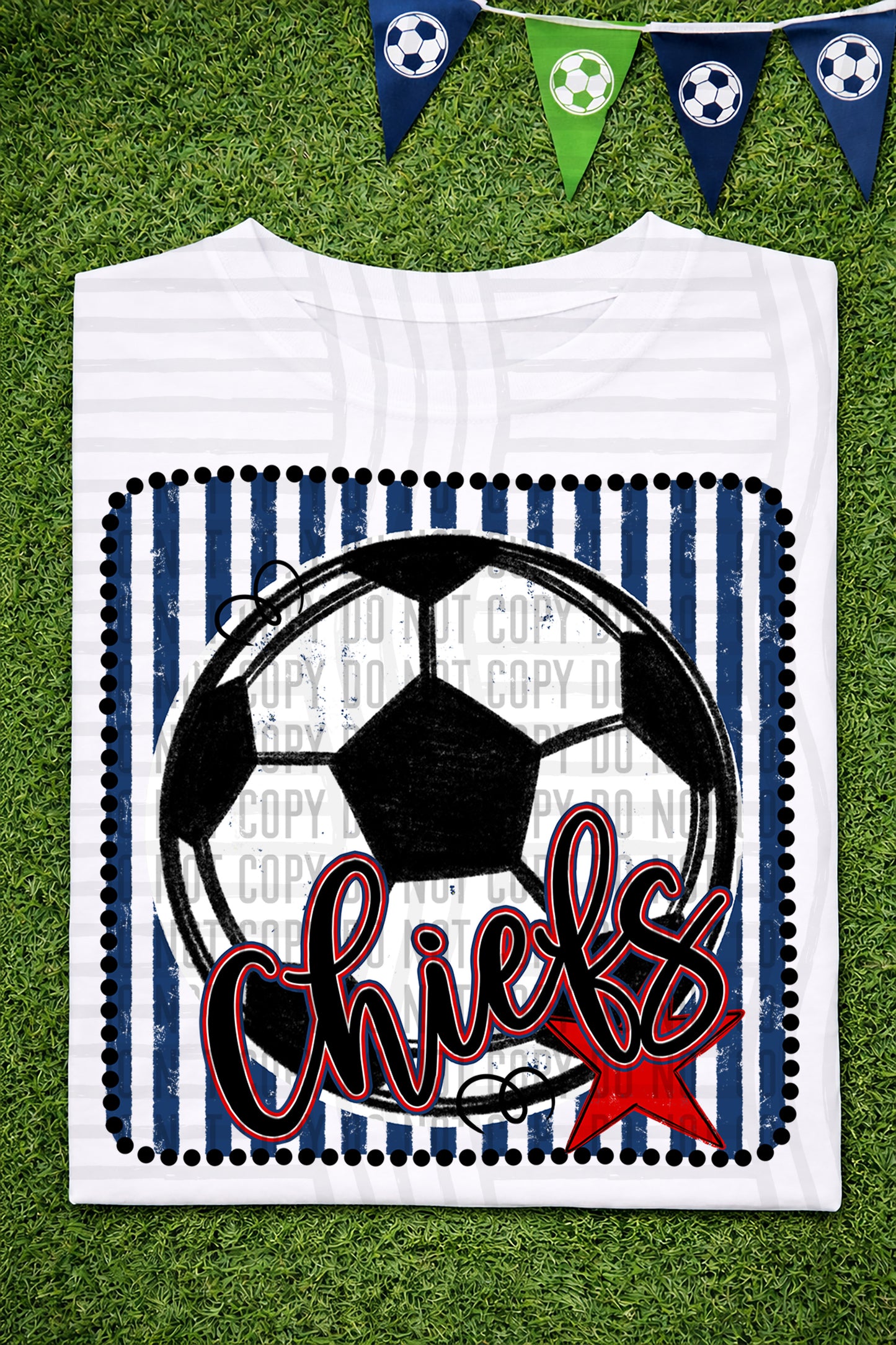 Soccer RWB Framed -  Custom + DROPDOWN - 300 DPI digital download