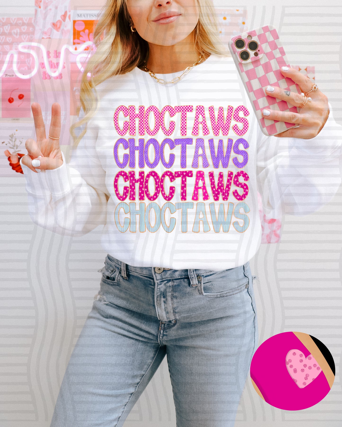 Sugar Cookie Stacked - Custom + Dropdown - 300 dpi Digital Download