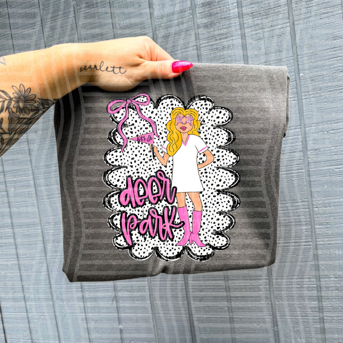 Pink Preppy Gals BLONDE + CUSTOM - Dropdown - Digital Download 300DPI PNG FILE