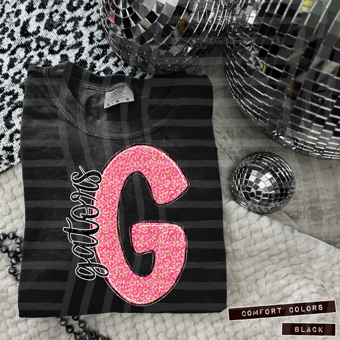 Pink Leopard Single Letter - Dropdown + CUSTOM- Digital Download 300DPI PNG FILE