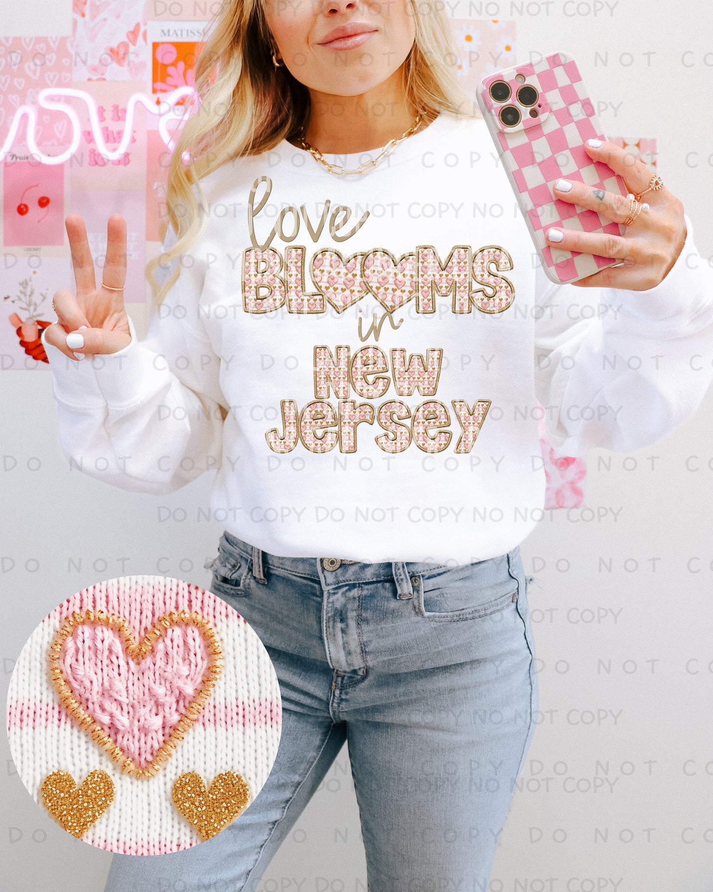 Love Blooms In STATES - PICK A STATE- Digital download 300DPI PNG FILE