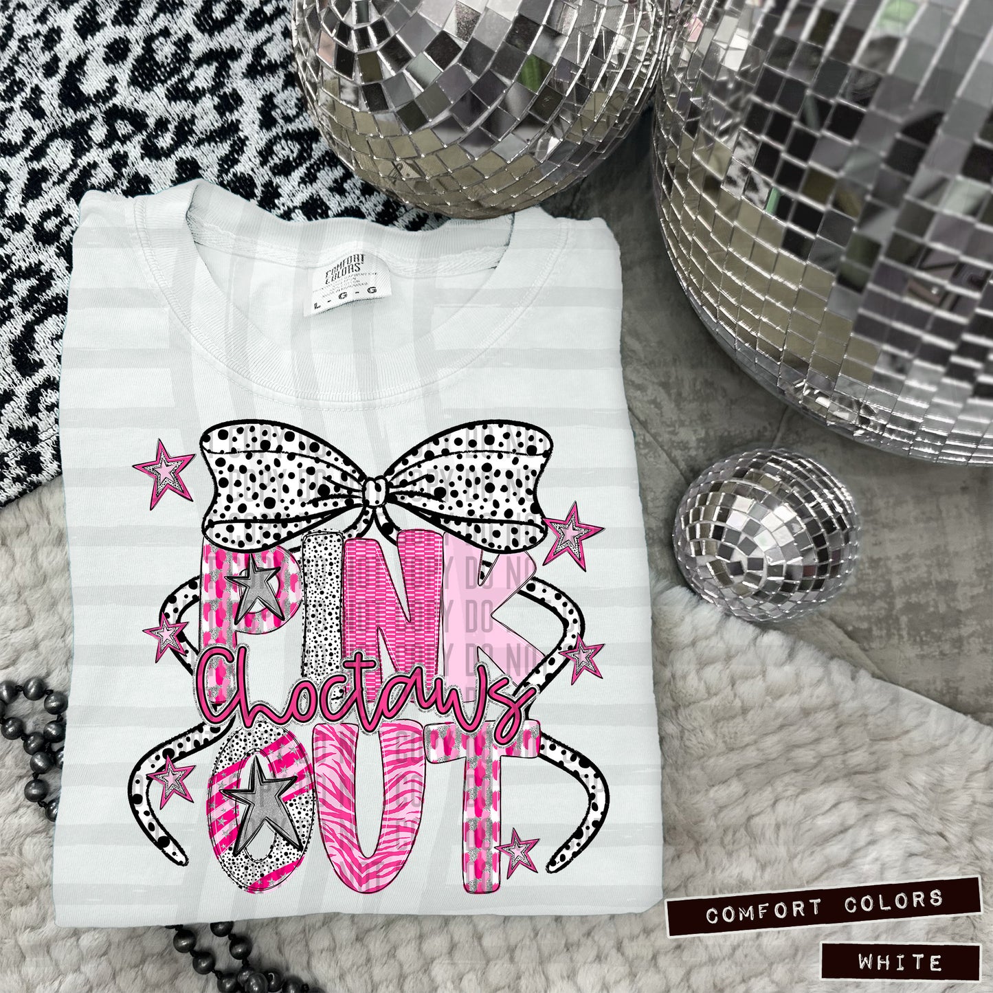 Pink Out Silver - Dropdown + CUSTOM - Digital Download 300DPI PNG FILE