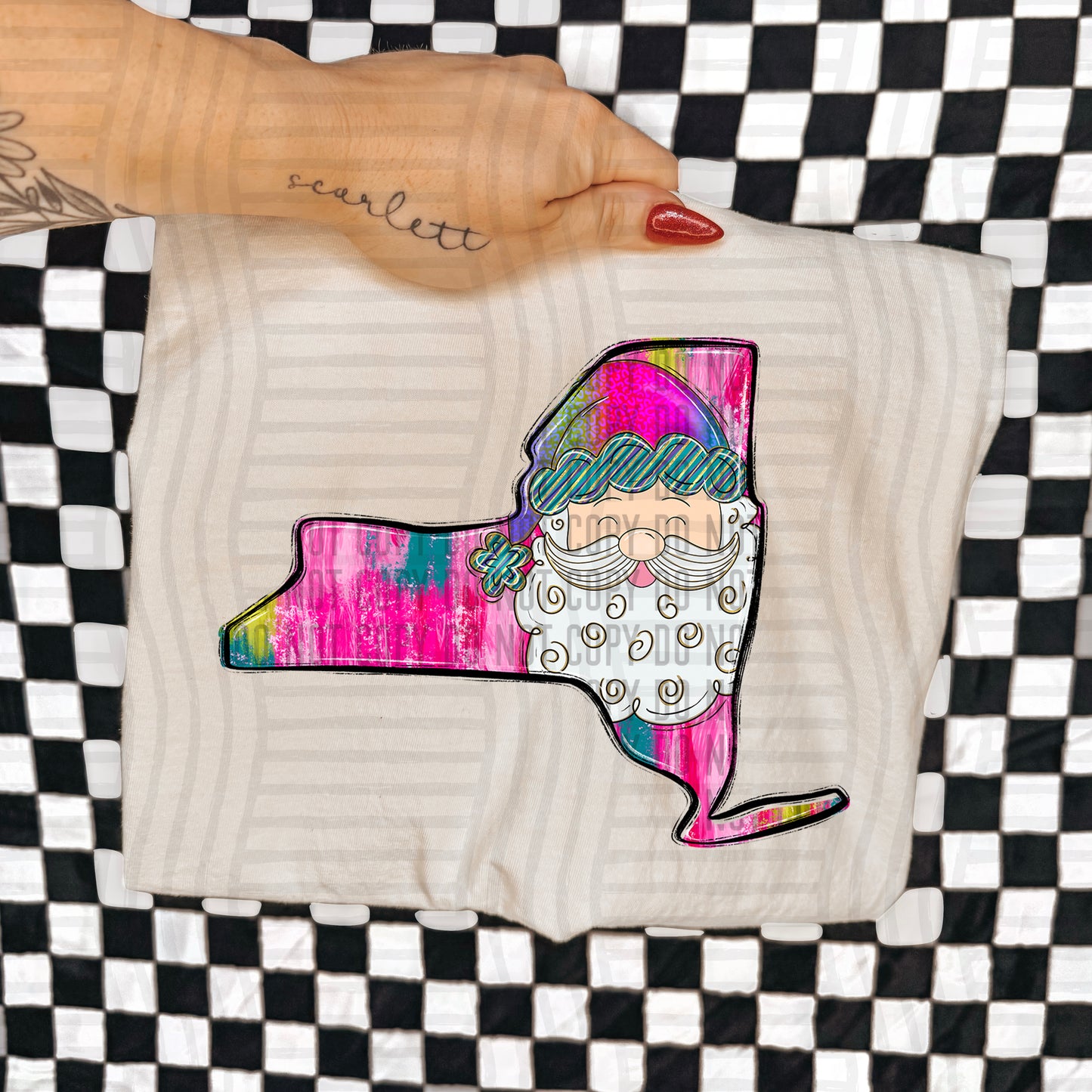 PICK A STATE - SANTA STATES - Digital download 300DPI PNG FILE