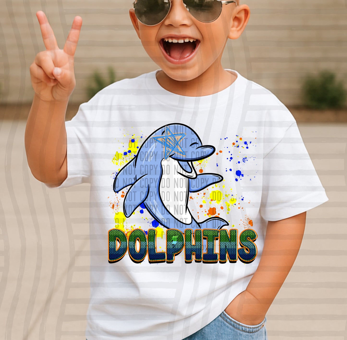 Paint Splatter STARRY EYED mascots blue/green/orange -  Digital Download 300DPI PNG FILE