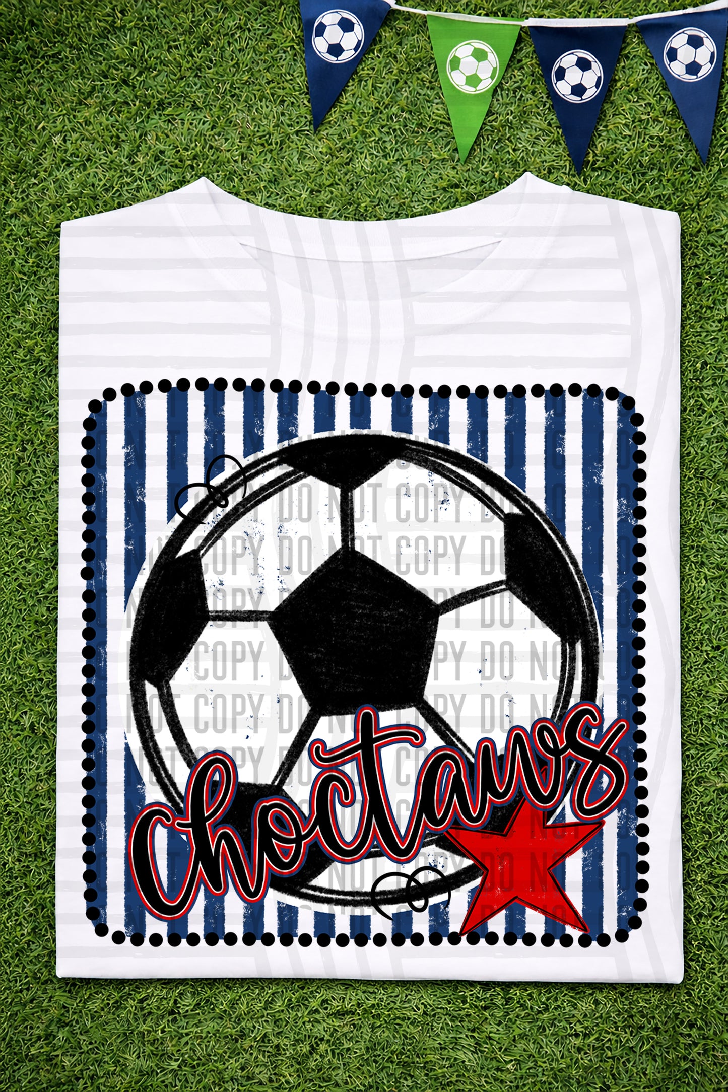Soccer RWB Framed -  Custom + DROPDOWN - 300 DPI digital download