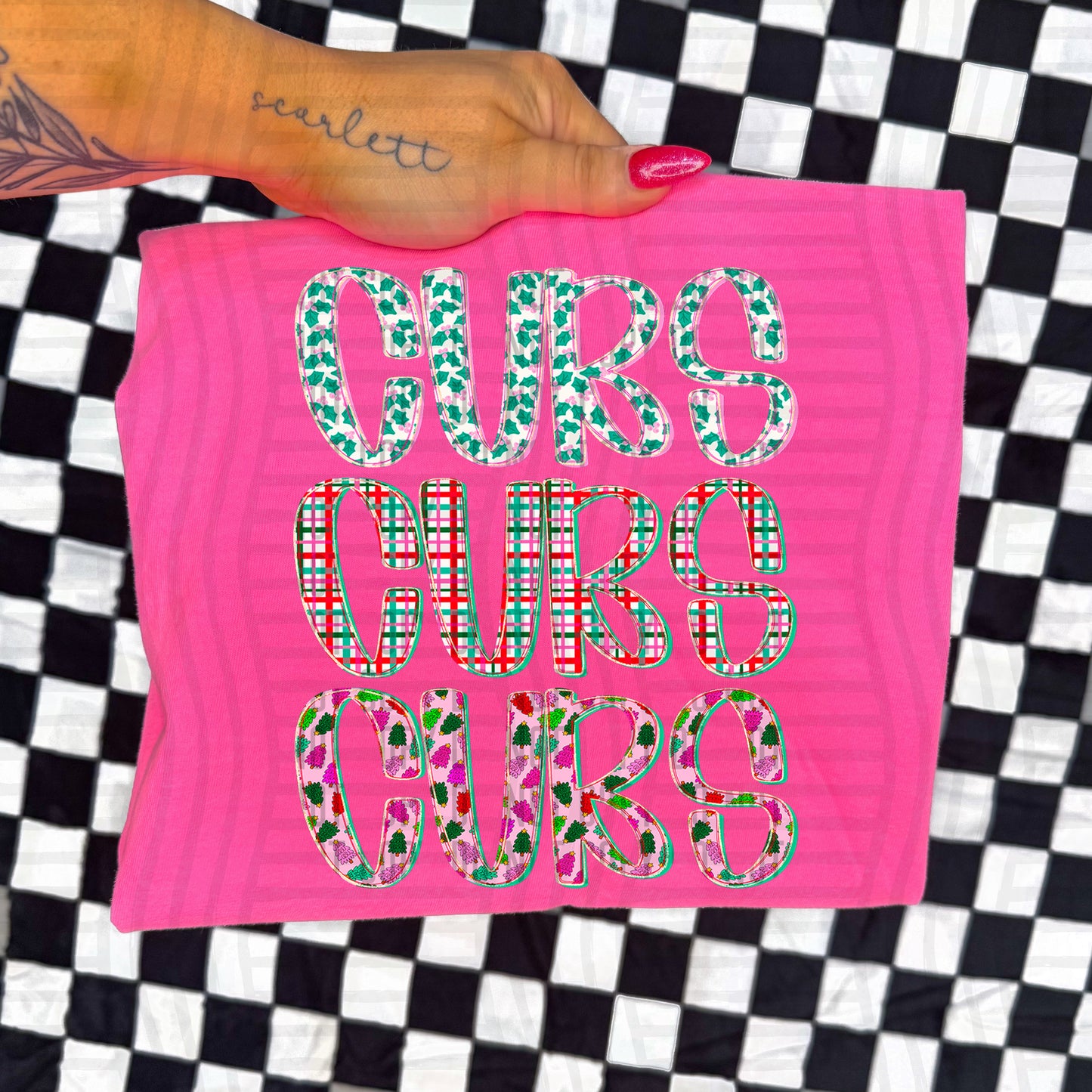 Twinkle Tinsel stacked - Dropdown - 300 DPI Digital download