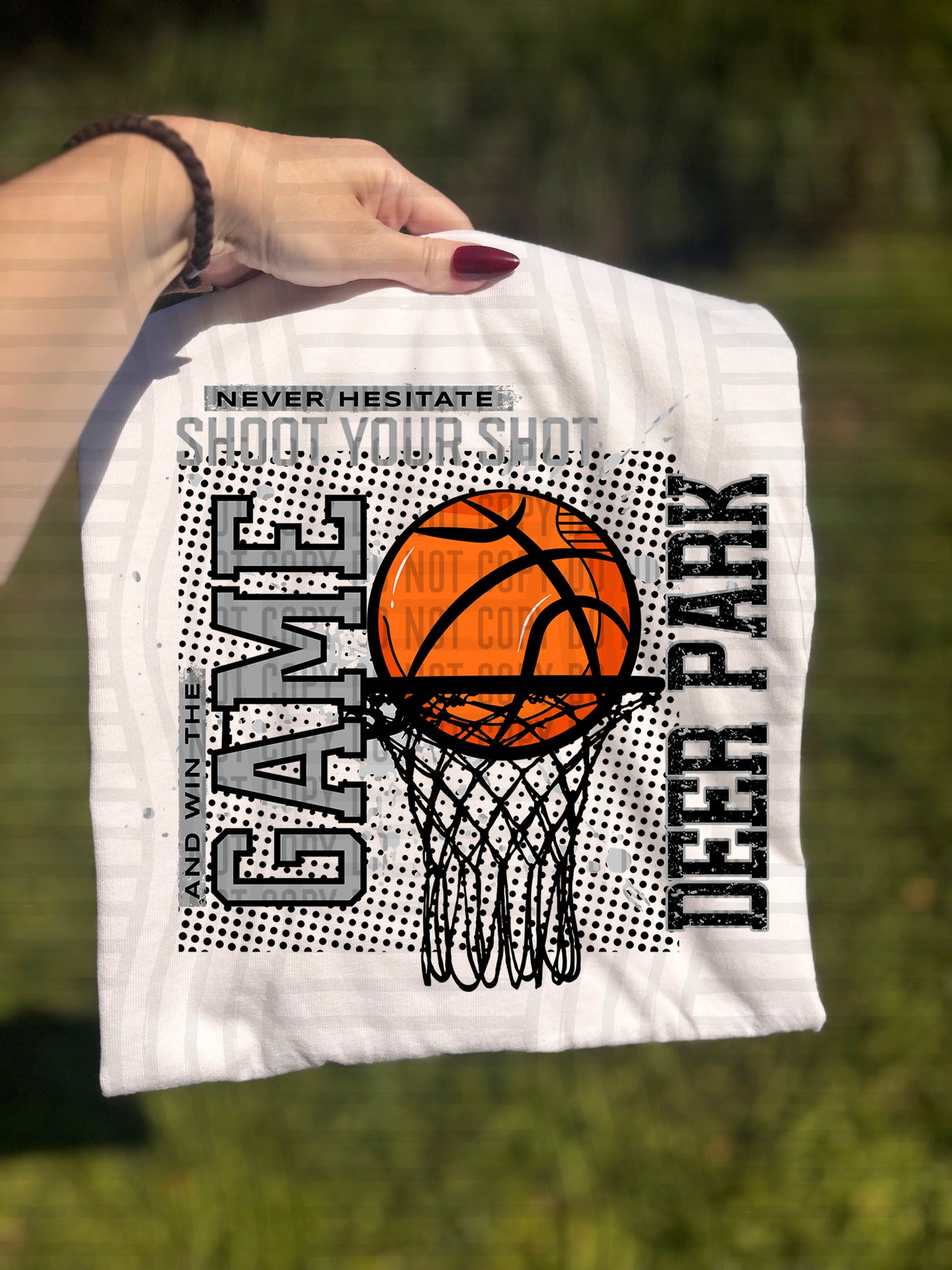 Basketball Never Hesitate - 300 dpi Digital Download