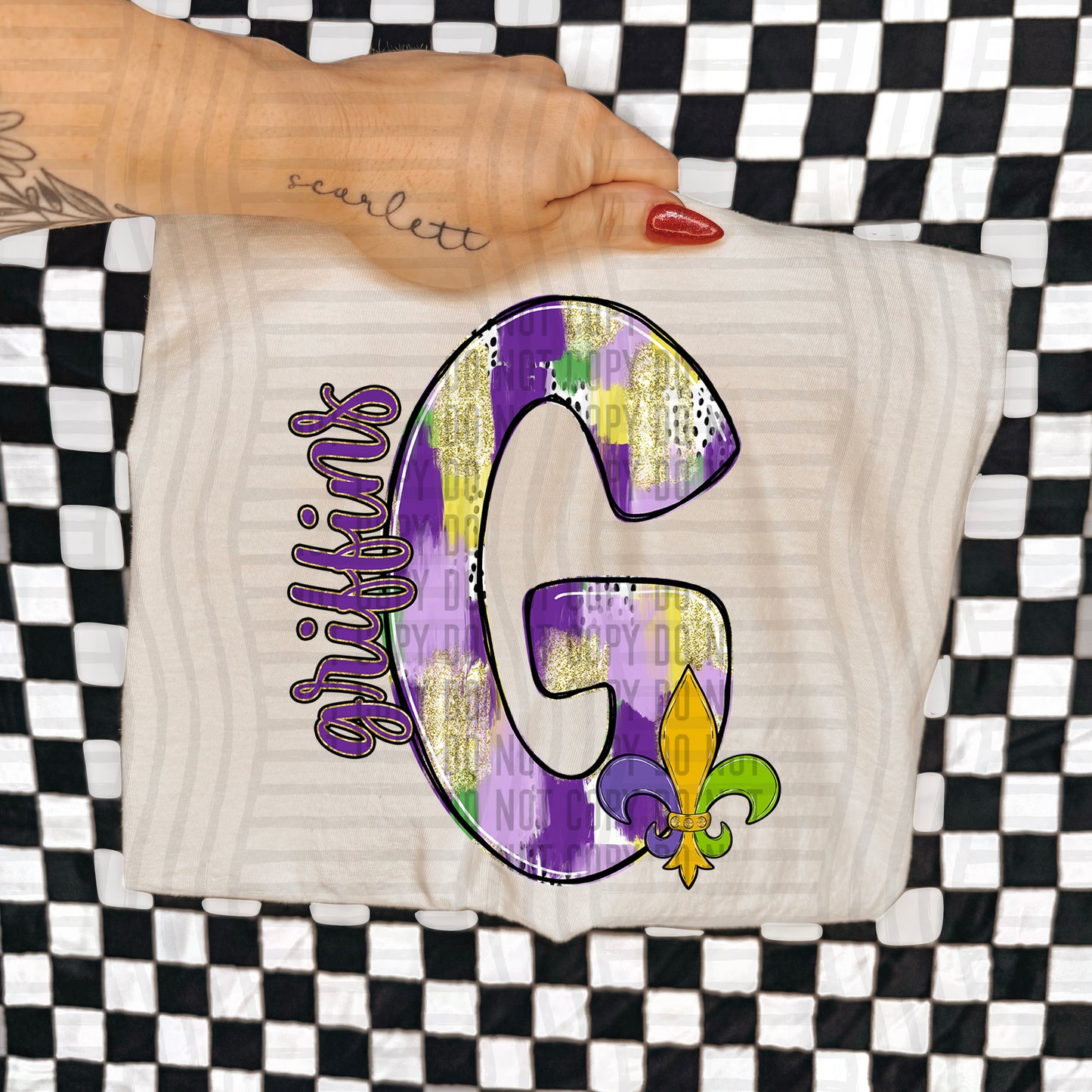 Mardi Mascots Custom + Dropdown  - 300 dpi Digital Download