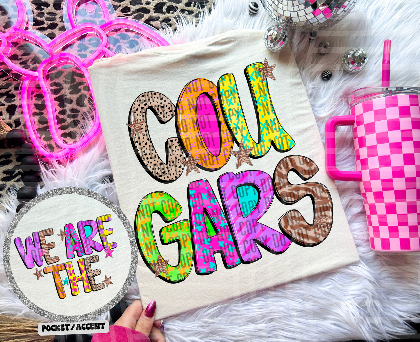 Funky Mix Up - Optional POCKET - Custom + Dropdown  - 300 dpi Digital Download