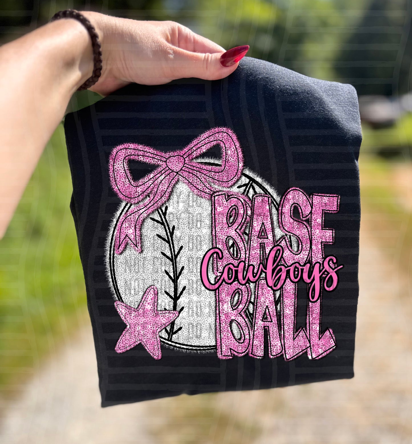 Baseball Mascots - Faux Sequin - Custom + Dropdown - 300 dpi Digital Download