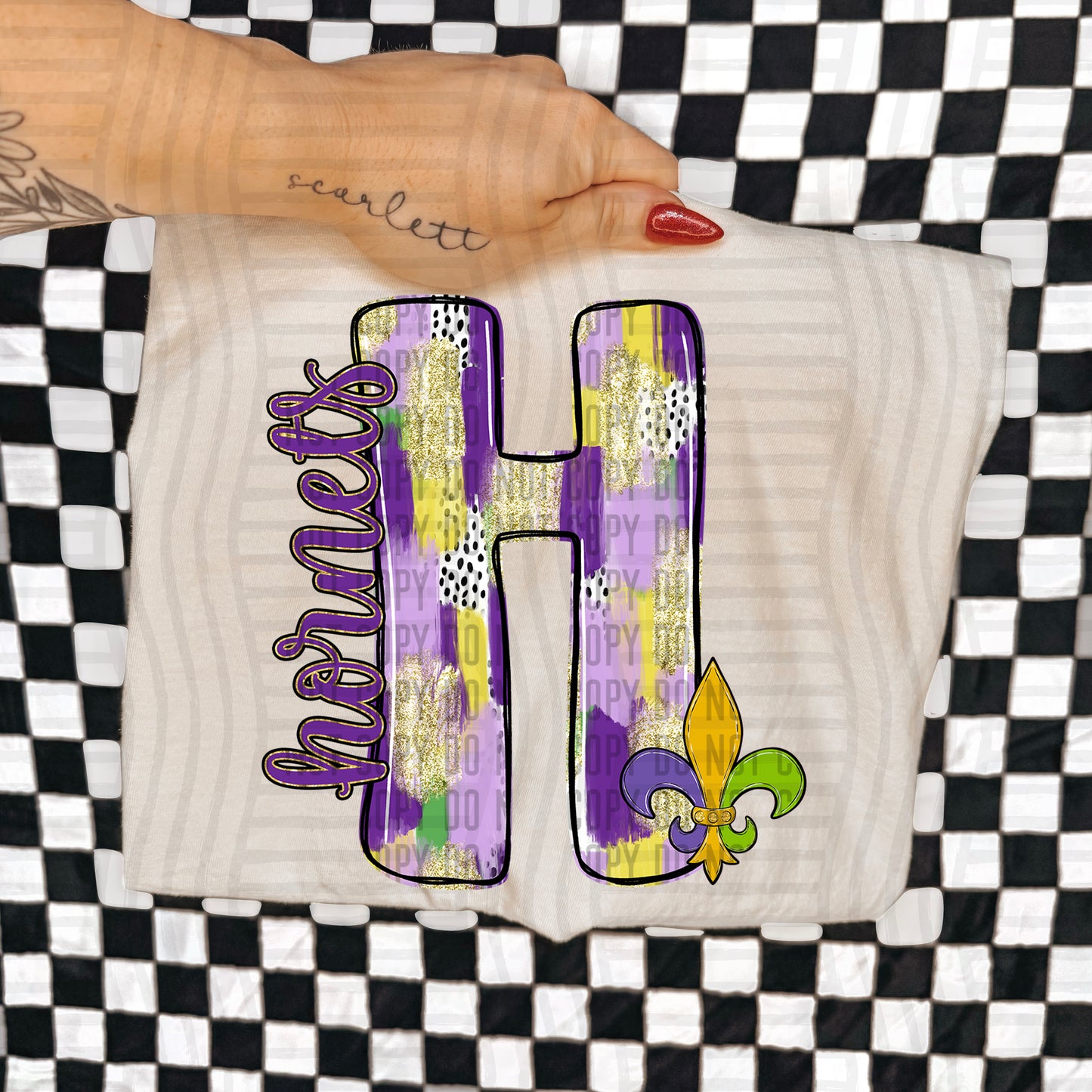 Mardi Mascots Custom + Dropdown  - 300 dpi Digital Download