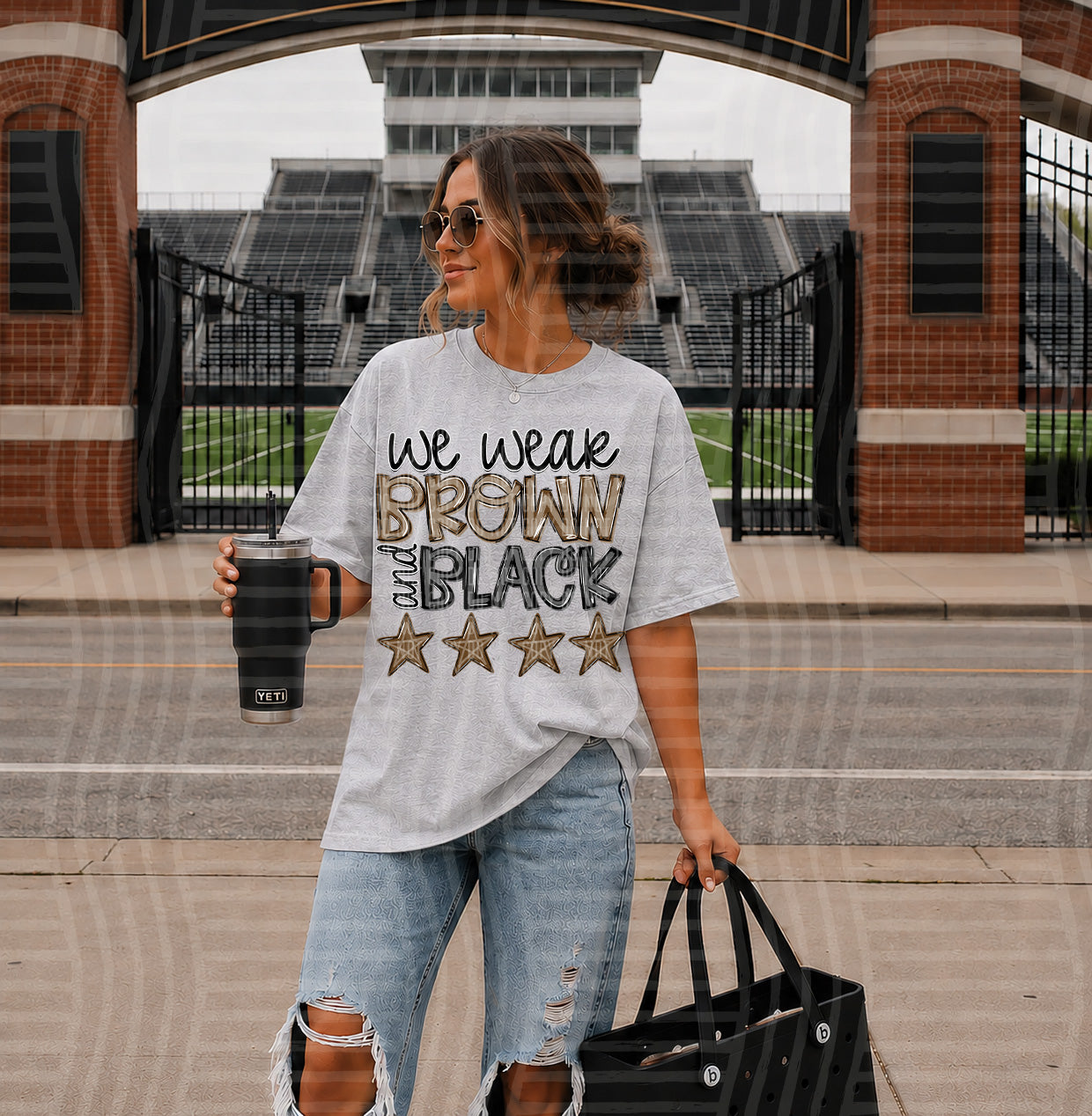 We Wear COLORS - Custom + DROPDOWN - 300 DPI digital download