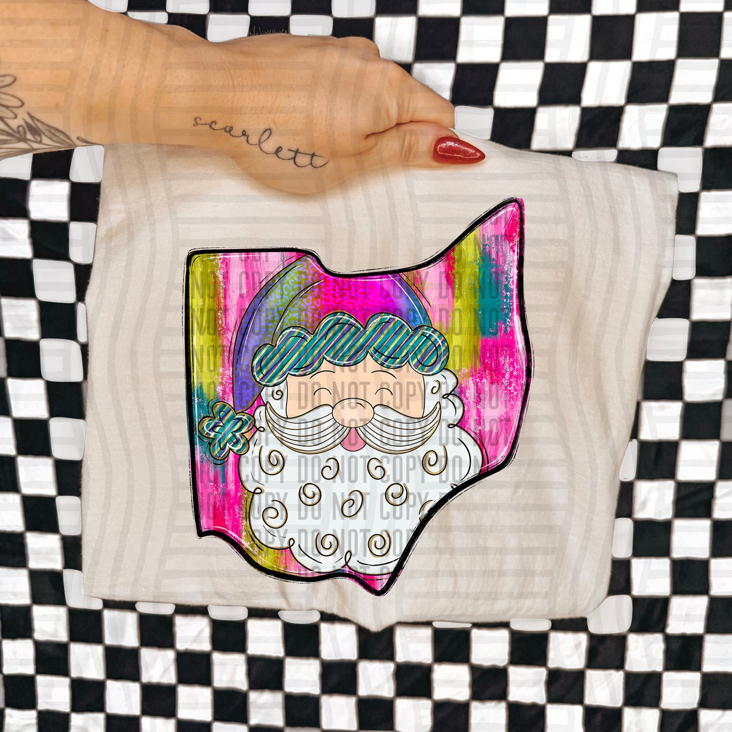 PICK A STATE - SANTA STATES - Digital download 300DPI PNG FILE