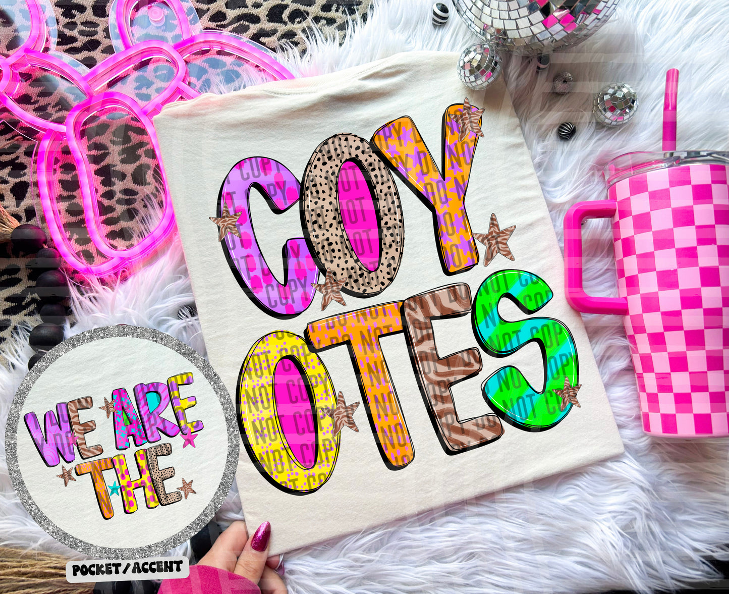 Funky Mix Up - Optional POCKET - Custom + Dropdown  - 300 dpi Digital Download