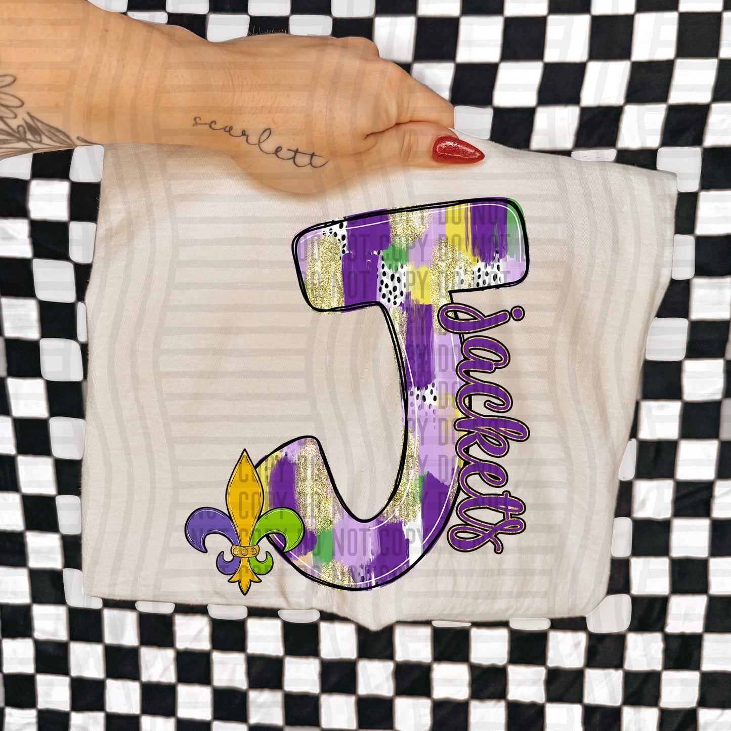 Mardi Mascots Custom + Dropdown  - 300 dpi Digital Download