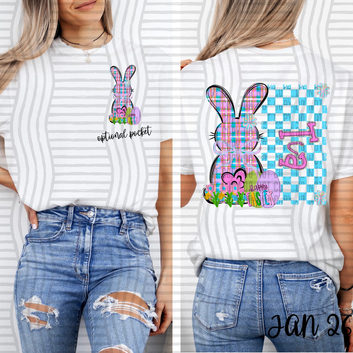 Bunny Names -  Custom + Dropdown 300 DPI digital download