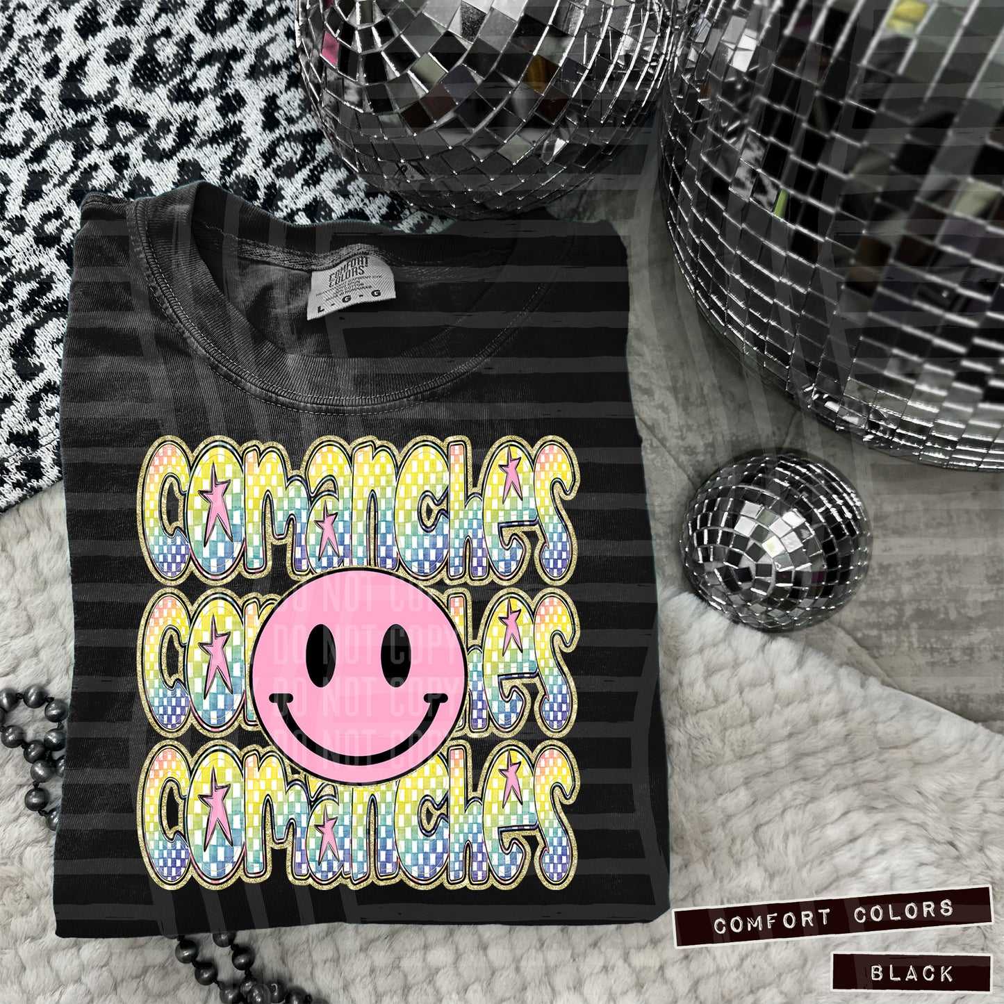 Rainbow Checker Pink Happy Triple Stacked - Digital Download 300DPI PNG FILE