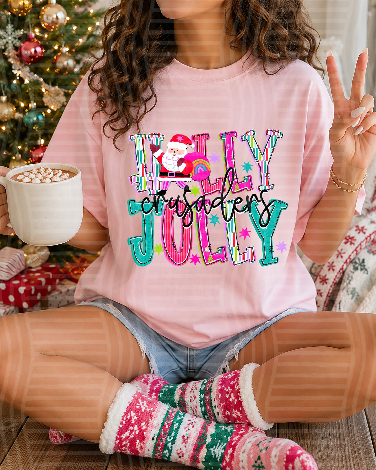 Holly Jolly (Santa) 2608-0029 - 300 DPI digital download