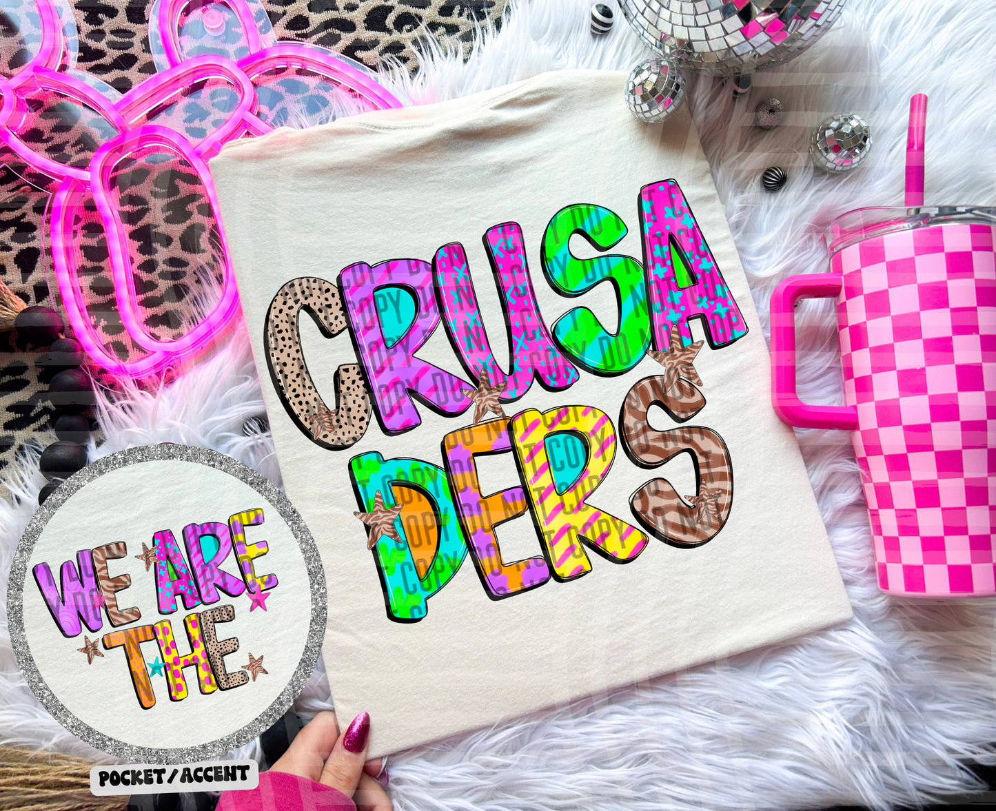 Funky Mix Up - Optional POCKET - Custom + Dropdown  - 300 dpi Digital Download