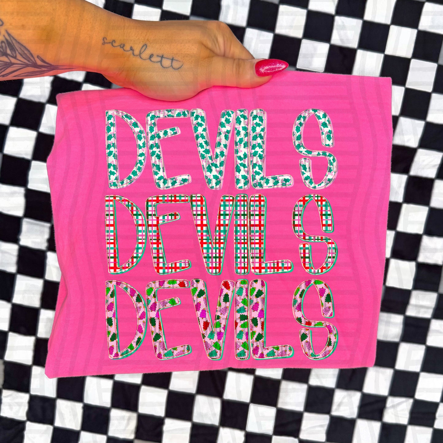 Twinkle Tinsel stacked - Dropdown - 300 DPI Digital download