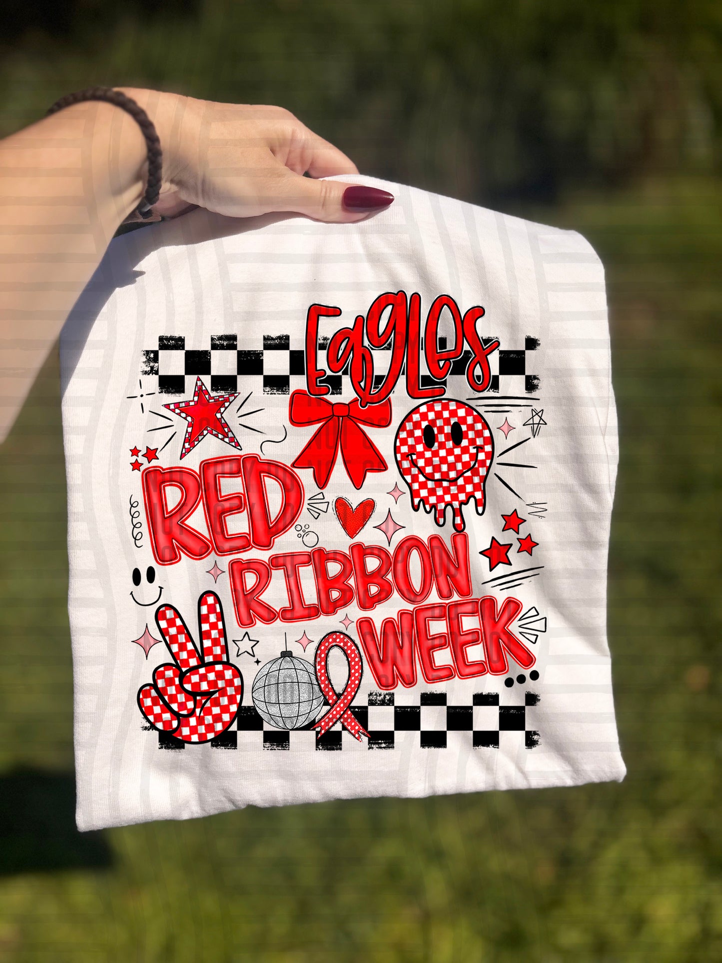 RED RIBBON WEEK - 300 dpi Digital Download