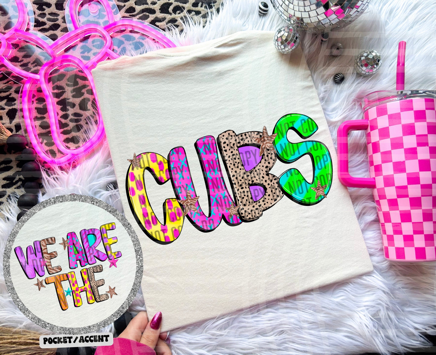 Funky Mix Up - Optional POCKET - Custom + Dropdown  - 300 dpi Digital Download