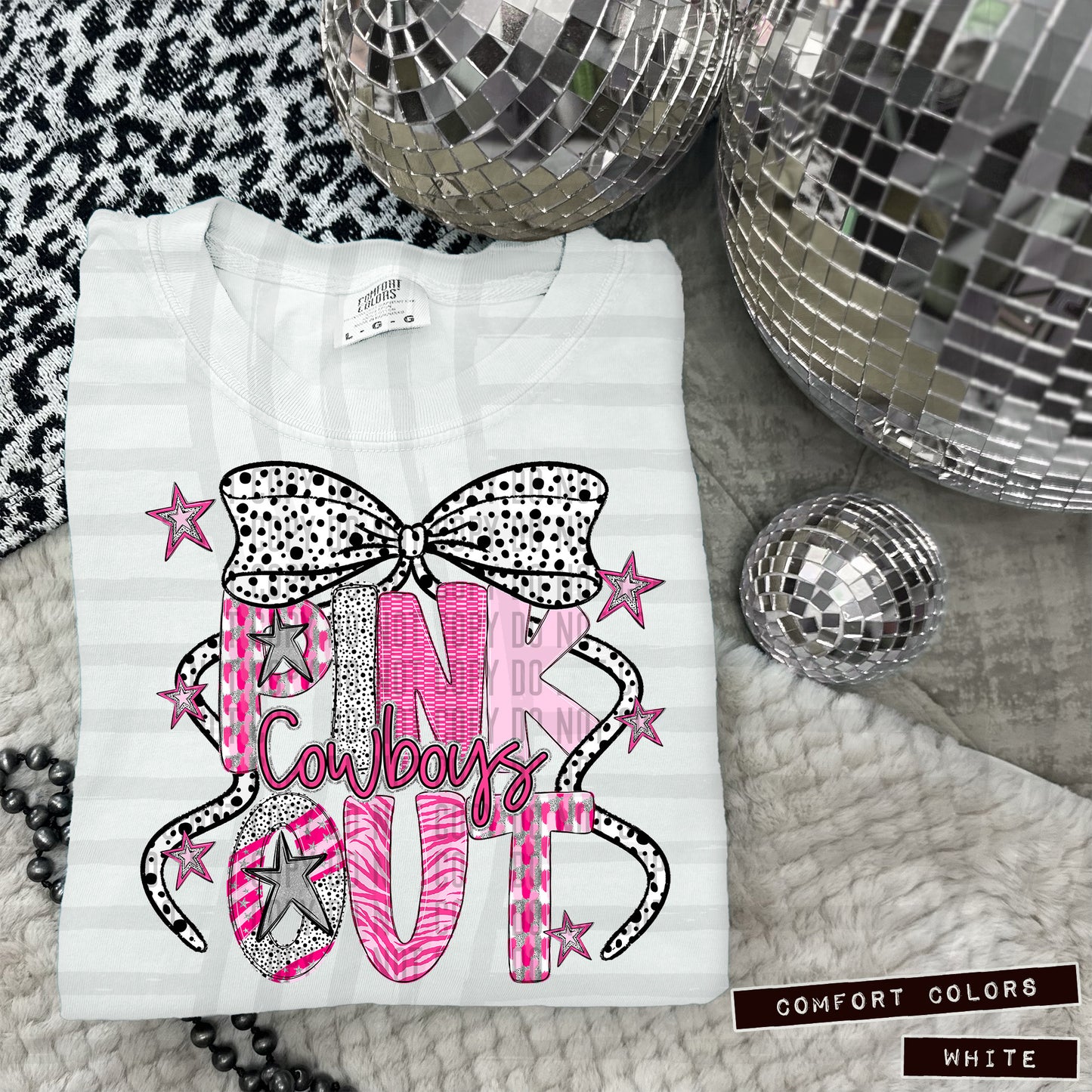 Pink Out Silver - Dropdown + CUSTOM - Digital Download 300DPI PNG FILE