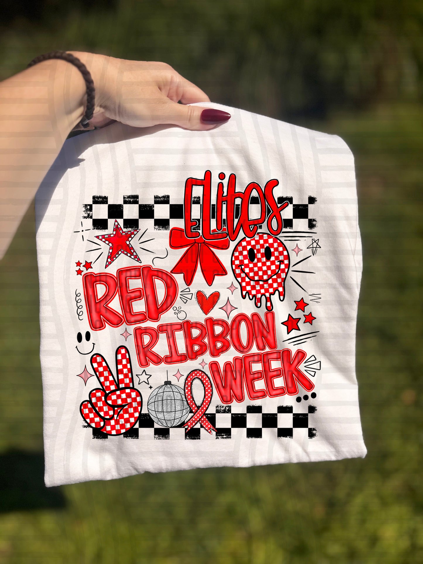 RED RIBBON WEEK - 300 dpi Digital Download