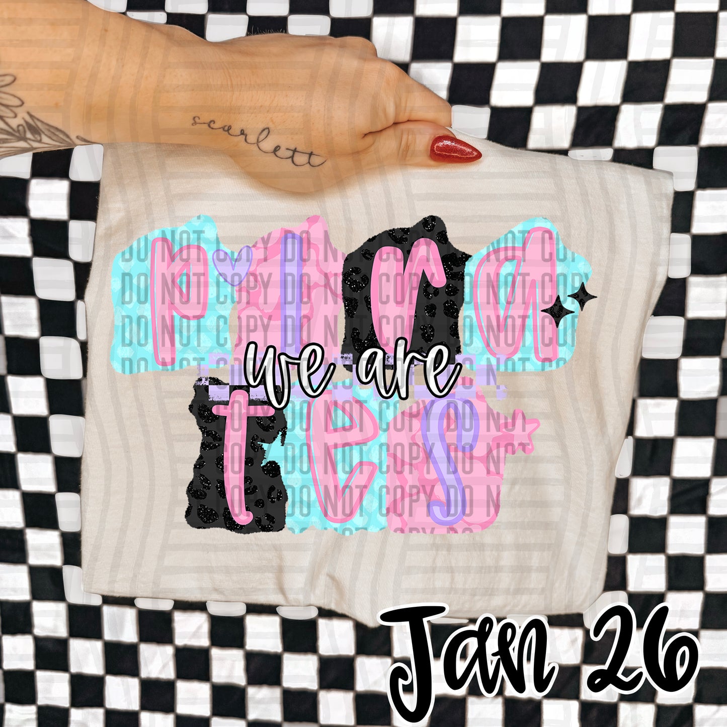 Pink Chaos - Custom + DROPDOWN - 300 DPI digital download