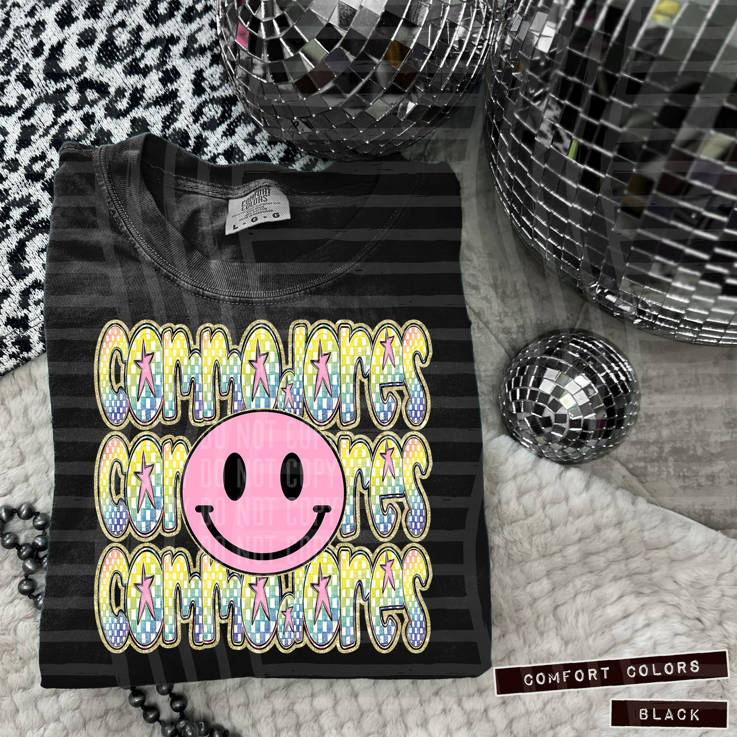 Rainbow Checker Pink Happy Triple Stacked - Digital Download 300DPI PNG FILE