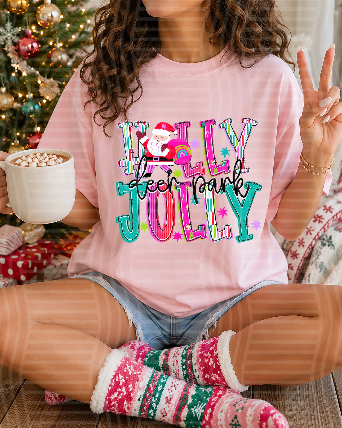 Holly Jolly (Santa) 2608-0029 - 300 DPI digital download