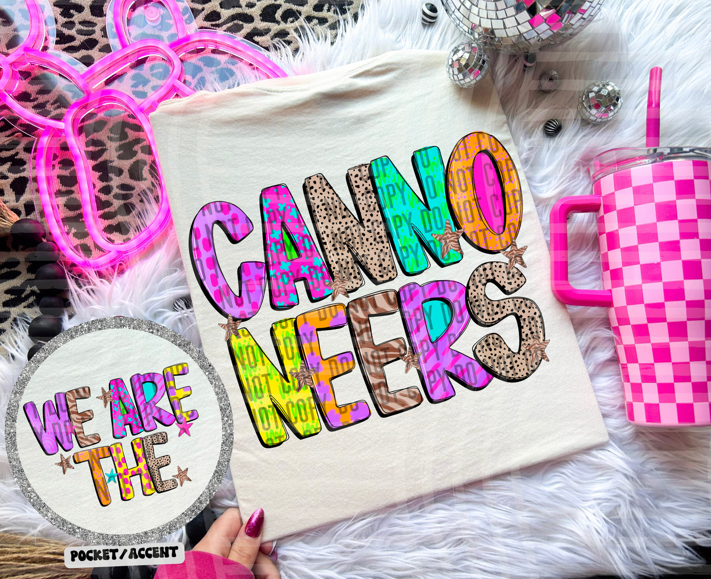 Funky Mix Up - Optional POCKET - Custom + Dropdown  - 300 dpi Digital Download