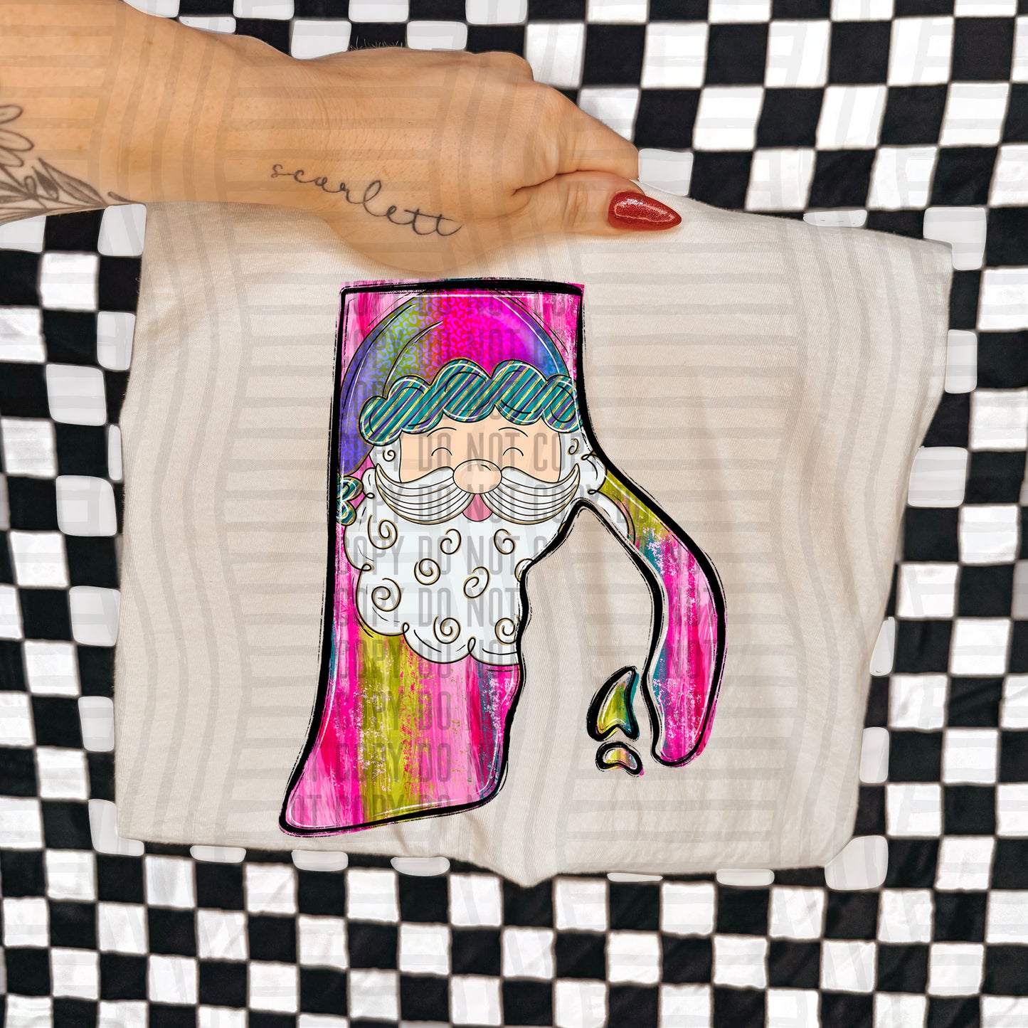 PICK A STATE - SANTA STATES - Digital download 300DPI PNG FILE