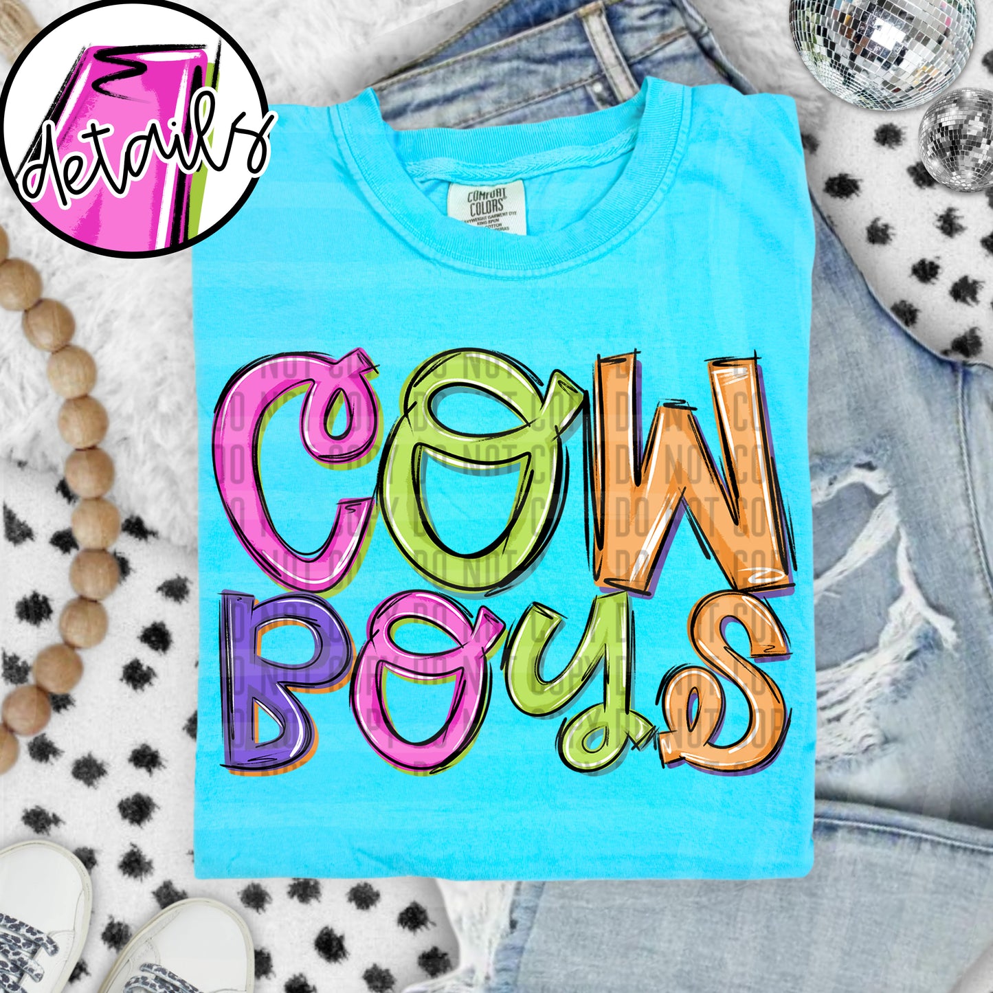 Neon Barbie Stacked - Custom + DROPDOWN - 300 DPI digital download