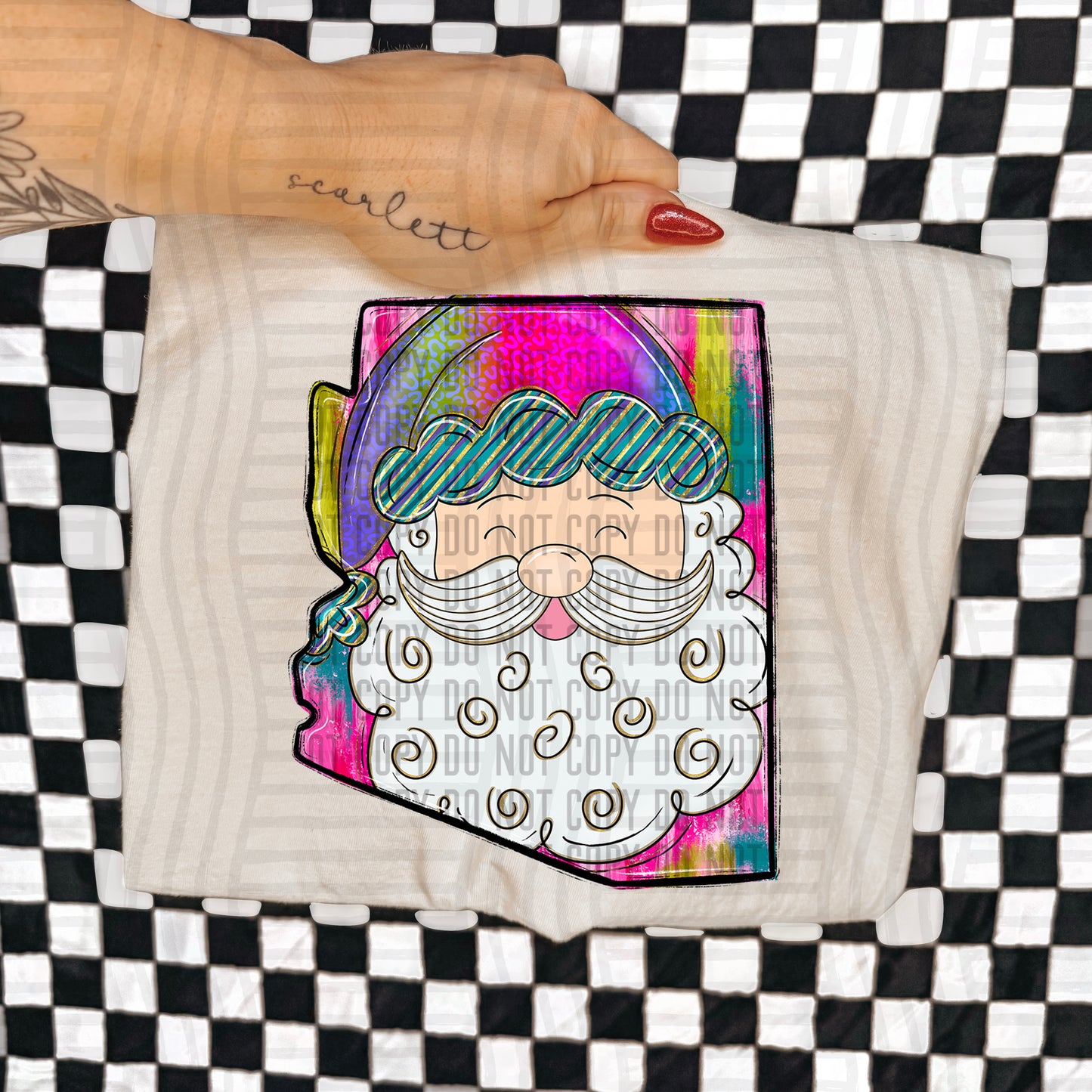 PICK A STATE - SANTA STATES - Digital download 300DPI PNG FILE