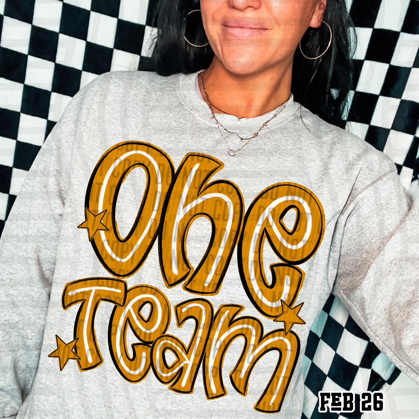 ONE TEAM - Color Dropdown Digital Download 300DPI PNG FILE