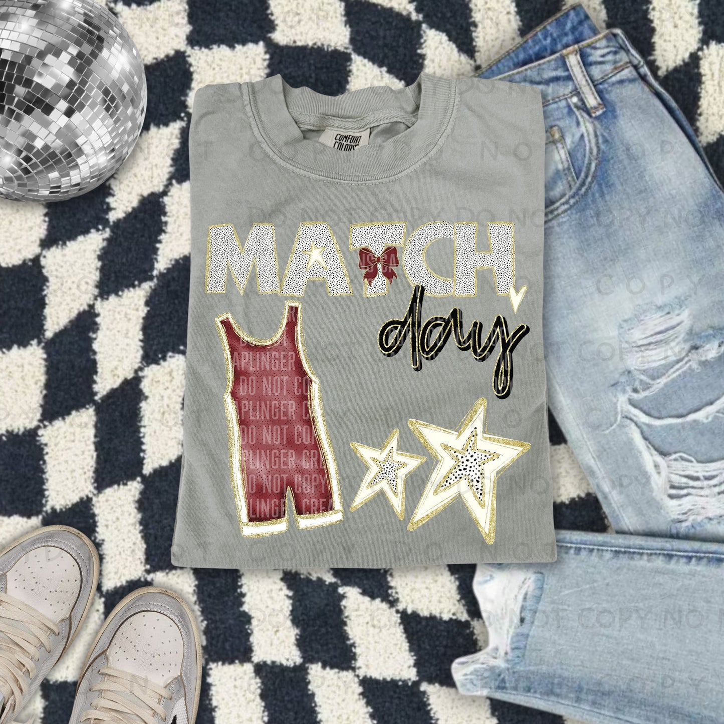 Match Day Wrestling  - Color Dropdown Digital Download 300DPI PNG FILE