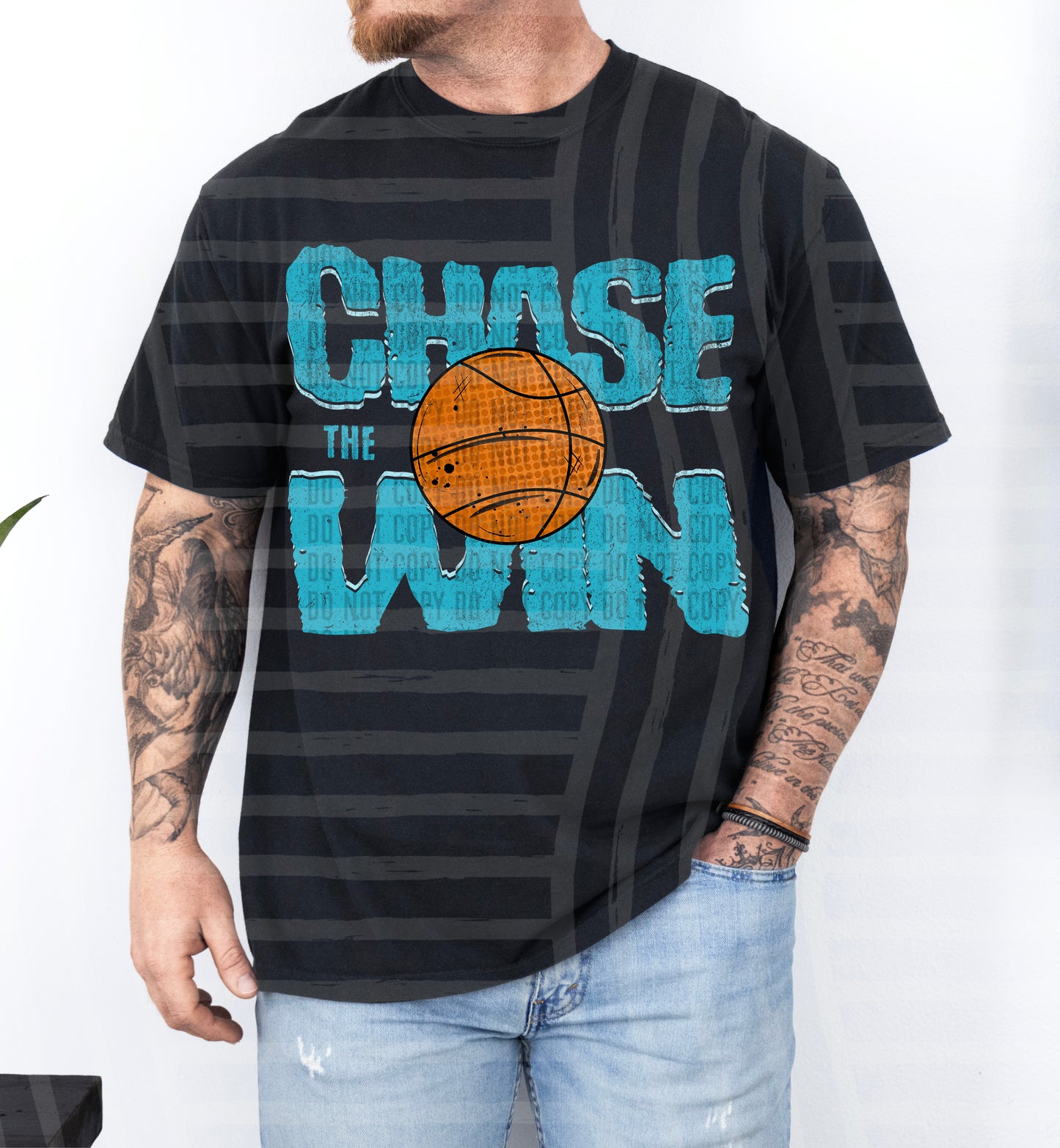 Chase the Win BASKETBALL - Color Dropdown Digital Download 300DPI PNG FILE