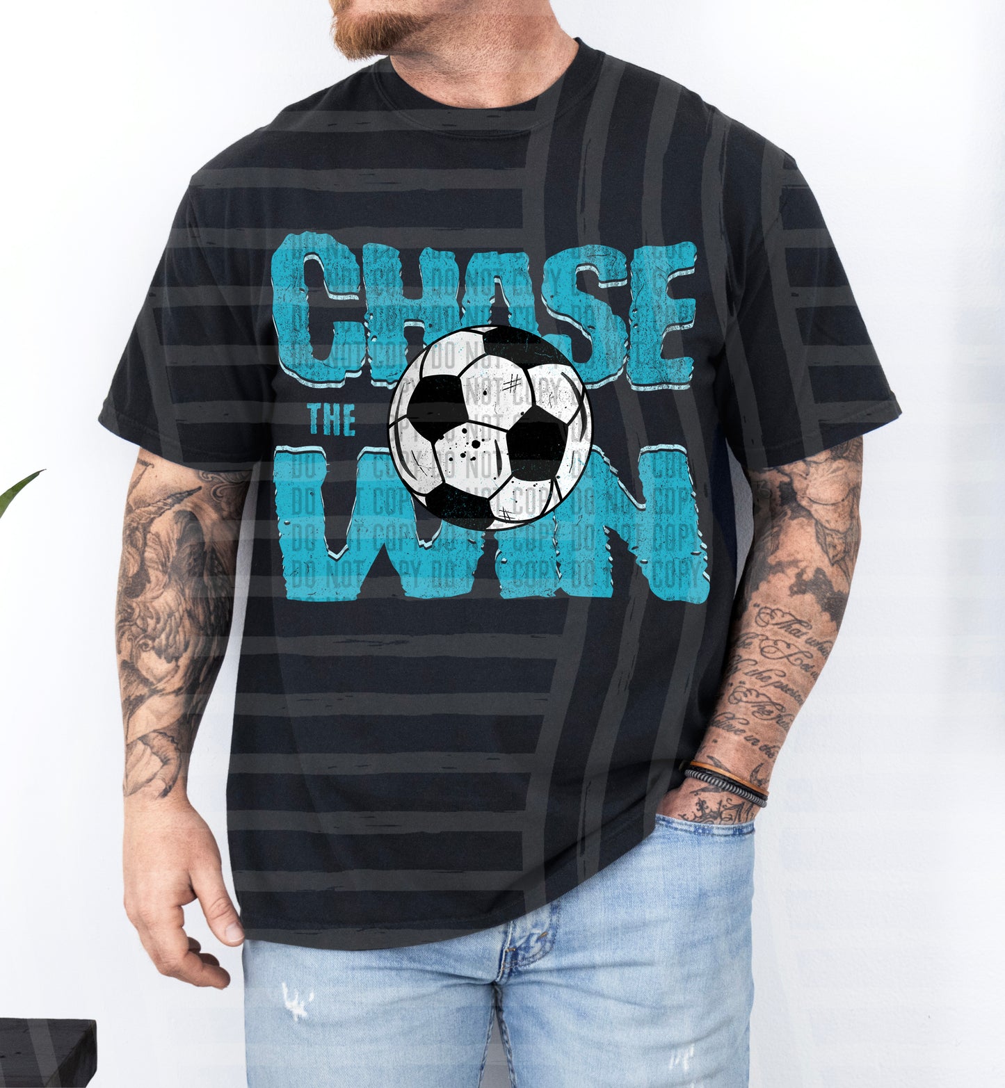Chase the Win SOCCER - Color Dropdown Digital Download 300DPI PNG FILE