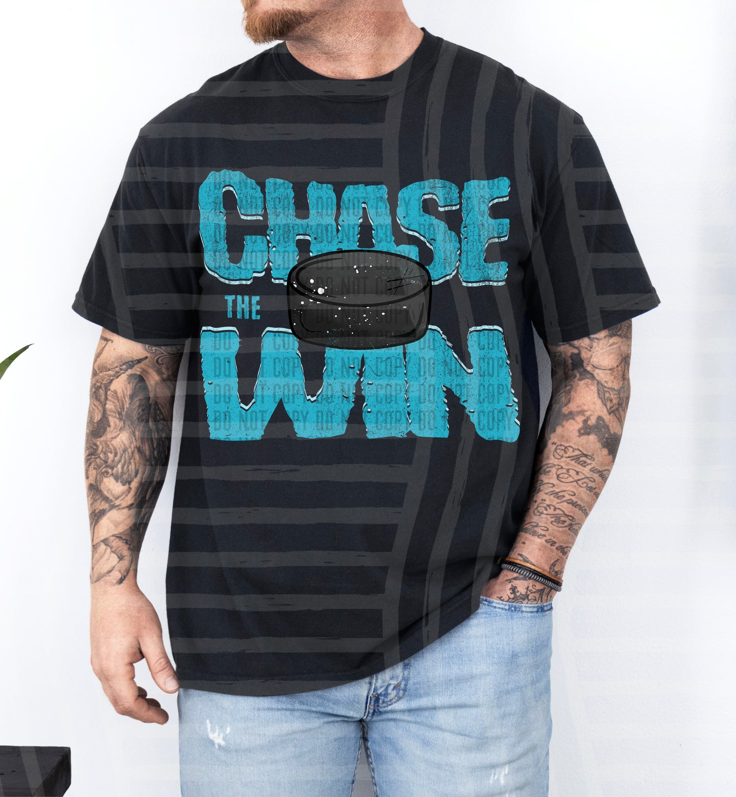 Chase the Win HOCKEY - Color Dropdown Digital Download 300DPI PNG FILE