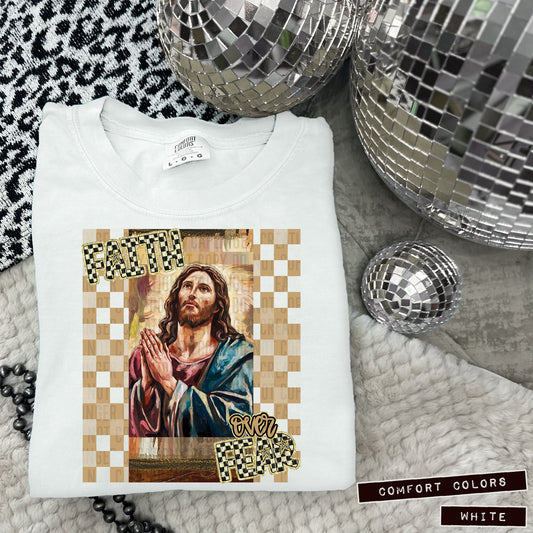 JESUS faith over fear - 300DPI PNG FILE