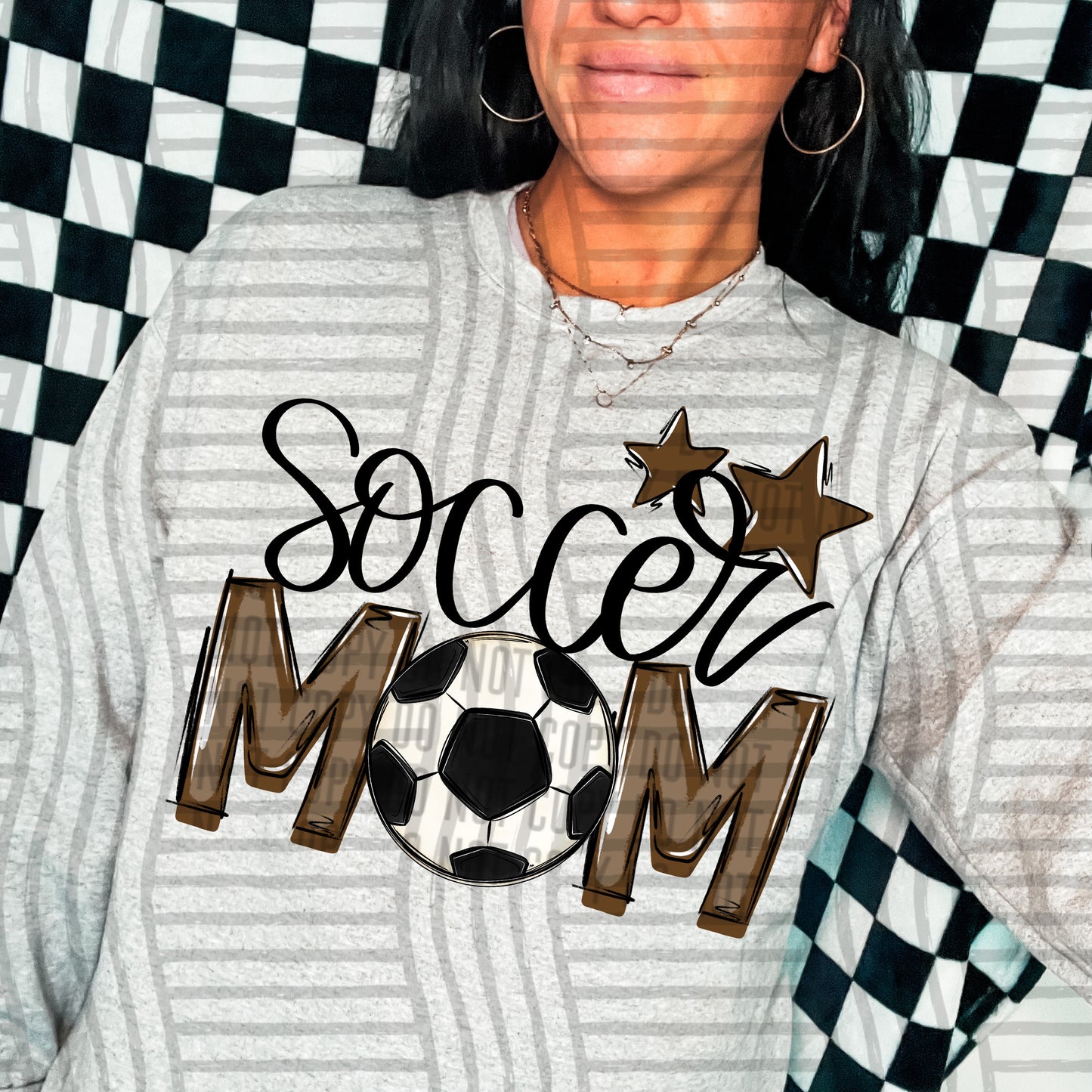 Soccer Mom - Color Dropdown Digital Download 300DPI PNG FILE