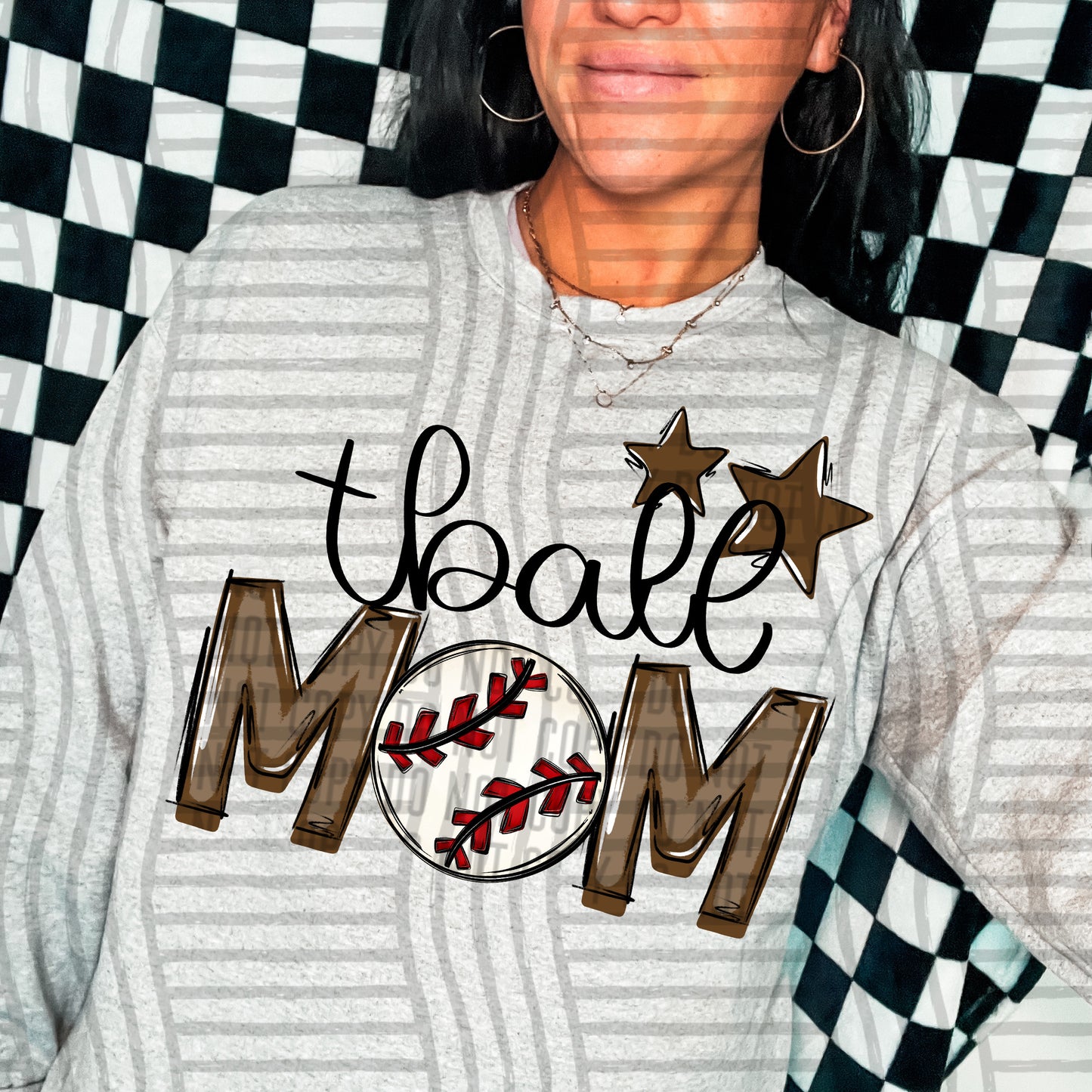 Tball Mom - Color Dropdown Digital Download 300DPI PNG FILE