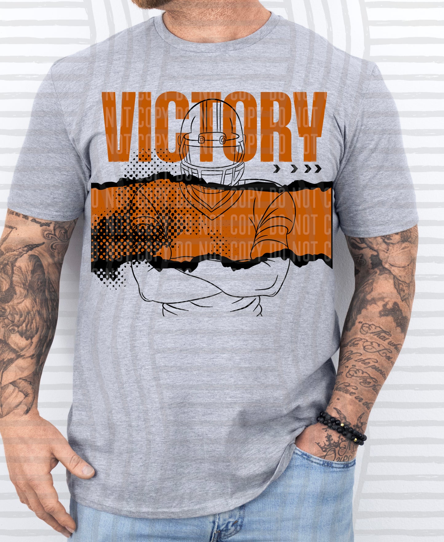 VICTORY Football - Color Dropdown Digital Download 300DPI PNG FILE