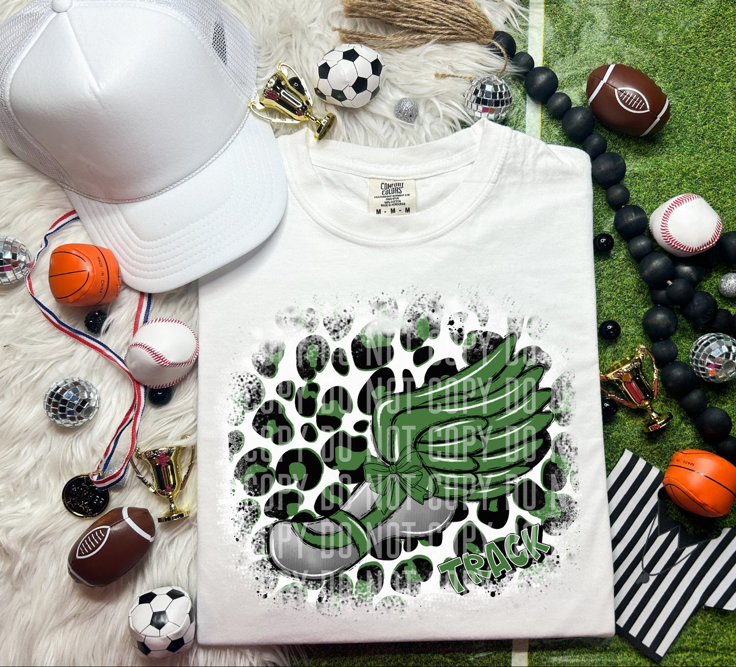 Leopard Coquette Sports Color Dropdown Digital Download 300 DPI PNG