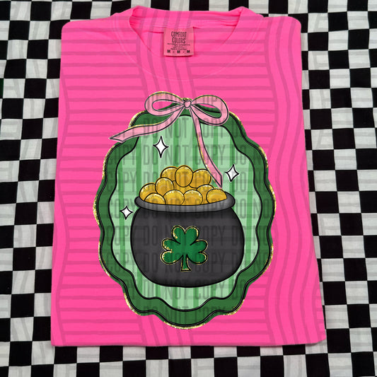 POT OF GOLD FRAMED - Digital Download 300DPI PNG FILE