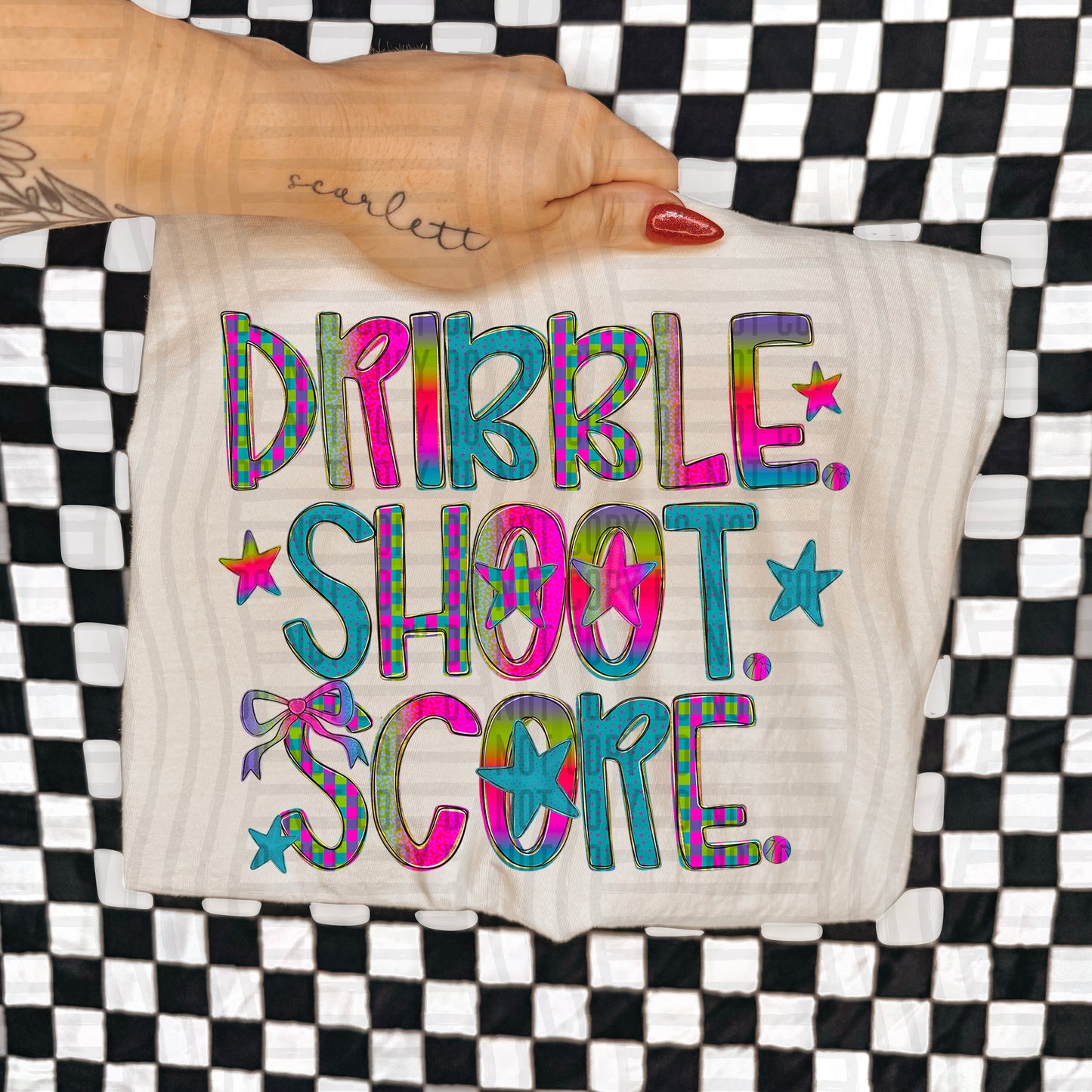 Rainbow Basketball Sayings - Choose DESIGN 300DPI PNG FILE