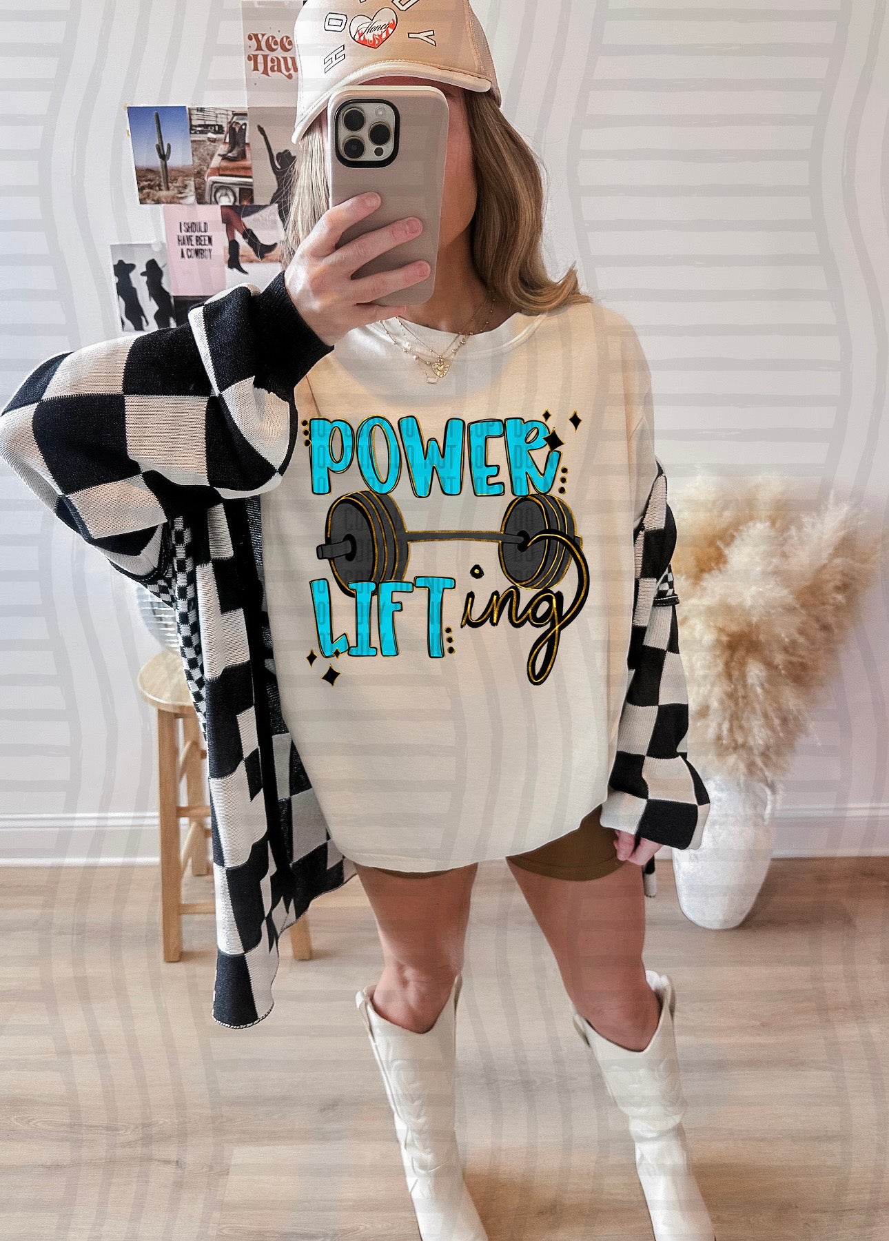 Power Lifting - Color Dropdown Digital Download 300DPI PNG FILE